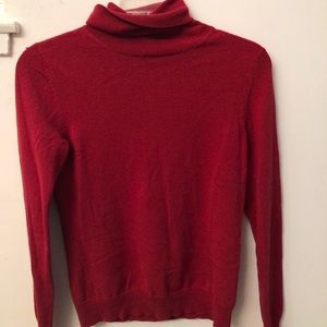 Red Turtleneck Sweater